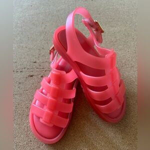 Mini‎ Melissa Pink Jelly Water Sandals Toddler Size 8 / EUR 24 -Ship Today!